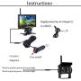 Rimoody Wireless Backup Camera Kit with 7” Monitor for Car 12-24V Trucks,Cars,SUVs,Vans,Campers Reverse Rear View Camera Night Vision Waterproof Vehicle Backup Camera Parking System with Car Charger