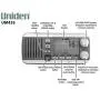 Uniden UM435BK Advanced Fixed Mount VHF Marine Radio, All USA/International/Canadian Marine Channels including new 4-Digit, CDN “B” Channels, 1 Watt/25 Watt Power, Waterproof IPX8 Submersible, Black