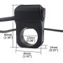 1 inch Aluminum Alloy Motorcycle Handlebar Headlight Switch On/Off Fog spot Light Switch for 12V Motorcycles,Motorbike,Scooter