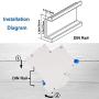 smseace Miniature Circuit Breaker Low Voltage 6A 400V 2 Poles DIN Rail Installation DZ47-63 C6