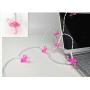 YAGE Tale Pink Flamingo USB Christmas Light Phone Charger Cord Designed for Women 50inch 8LED Bulb Compatible with Phone 5 5s 6 6plus 6s 6s Plus 7 7plus 8 8plus X XR XS XS Max 11Pro Max etc