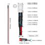 [UL Wire] Chanzon 20 pcs Pre-Wired 5mm Red LED Diode Lights (Round Diffused Frosted Lens DC 12V) with 680 ohms 1/4W Resistor and 24awg Wire Indicator Light 5mmled Emitting Diodes Lighting