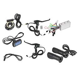 Brushless Controller Set, 24V/36V 250W/350W Brushless Motor and Controller Throttle Grip Set for Electric Scooter Bike Motor