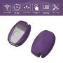 TANGSEN Smart Key Fob Case Purple TPU Protective Cover for Mercedes Benz A B C CLA CLS E G GL GLA GLC GLE GLK GLS GT M R S SL SLC SLK SLS Class AMG Viano 2 3 Button Keyless Entry Remote Accessories