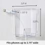Command Smart Phone Station, Clear, Organize Damage-Free