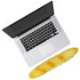 Memory Foam Keyboard Wrist Rest Pad,Soft Toast Bread Baguette Shape Anti-Skid Wrist Rest Support for Office,Computer,Laptop,Keyboard,Slow Bounces Back Foam for Easy Typing & Pain Relief