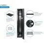 BARSKA AX12760 Keypad Biometric Fingerprint 4 Position Rifle Safe 1.83 Cubic Ft, Black