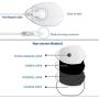HealthmateForever TS8ABV (Champagne) 8 Modes Best Muscle Simulator tens EMS nmes Unit Machines Electric Electronic Pulse Massagers for Back Neck Shoulder Knee Legs Body Pain Relief