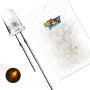 Novelty Place 100 Pcs 5mm Yellow LED Diode Lights - [Ultra Bright] Clear Transparent DC 2V 20mA Emitting Diodes LEDs Bulb - DIY Science Project Electronics Components Lighting Kit