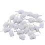 mxuteuk 50pcs White Self-Lock Push Button Switch DC 30V 1A for SMD Flashlight Type Light Lamp Wall Outlet Latching Mini on/Off Switch W-1208