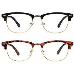 Computer Reading glasses Blue Light Blocking Reduce Eyestrain for Computer and Screens for Men and Women
