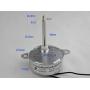 CHANCS Synchronous Motor TYC-40 AC 12V 5RPM Shaft Length 4.6cm for Fiber Optic Christmas Ornament (2PCS)
