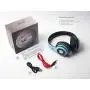 iJoy Matte Rechargeable Wireless Bluetooth Foldable Over Ear Headphones with Mic, Avatar
