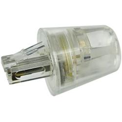 Softalk Clear Twisstop Phone Cord Detanglers, Automatically Rotates to Prevent Phone Cord Tangling, Tooless Design (01500)