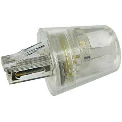 Softalk Clear Twisstop Phone Cord Detanglers, Automatically Rotates to Prevent Phone Cord Tangling, Tooless Design (01500)
