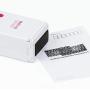 Mini Electric Shredder Portable Paper Shredder,Compact 3 in 1 Shredder,Security Stamp for Personal Identity,Electric Letter Opener,Home Office Desktop Stationery(White)