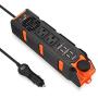 isYoung 200W Car Power Inverter, AC Inverter Car Plug Converter with 4 USB Ports（2.4A）2 AC Outlets 1 Type-c Port 1 DC Cigarette Lighter