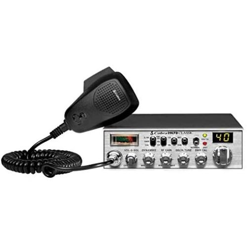 Cobra 29LTD Professional CB Radio - Emergency Radio, Travel Essentials, Instant Channel 9, 4 Watt Output, Full 40 Channels and SWR Calibration