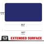 Multipurpose Office Desk Pad and Computer Desk Mat - Waterproof Office Desk Mat and Desk Blotter Pad - Home Office Accessories (Large (35.5'' x 17.5'') (Blue Haven Blue)