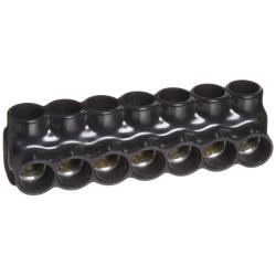 Morris Products 97567 Multi-Cable Connector, Insulated, Single Entry, Black, 7 Ports, 600 - 4 Wire Range, 5/16'' Allen Hex 7 Ports, 600 - 4 Wire Range, 5/16'' Allen Hex