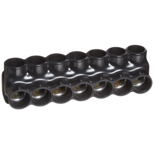 Morris Products 97567 Multi-Cable Connector, Insulated, Single Entry, Black, 7 Ports, 600 - 4 Wire Range, 5/16'' Allen Hex 7 Ports, 600 - 4 Wire Range, 5/16'' Allen Hex