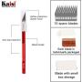 Precision Tweezers Set, Kaisi 12 PCS ESD Tweezer Set, Anti-Static Stainless Steel Tweezers Kit Curved Tweezers for Craft, Jewelry, Electronics, Laboratory Work