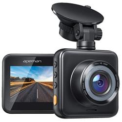 APEMAN Mini Dash Cam 1080P Car Camera Driving Recorder Night Vision, 170° Wide Angle, Motion Detection, Parking Monitoring, G-Sensor, Loop Recording
