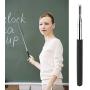 Telescopic Teachers Pointer,Teaching Pointer,Hand Pointer Extendable Telescopic Retractable Pointer Handheld Presenter Classroom Whiteboard Pointer, Extends to 39'' - Black (1)