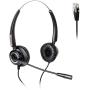 Binaural Headset Headphones Only for Cisco IP Telephone 7940 7960 7970 7962 7975 7961 7971 7960 8841 M12 M22 and All Series