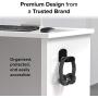 TotalMount for Headphones – Will Not Damage Your Wall With Screws or Permanent Adhesive (Premium Black – Two Pack)