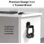 TotalMount for Headphones – Will Not Damage Your Wall With Screws or Permanent Adhesive (Premium Black – Two Pack)