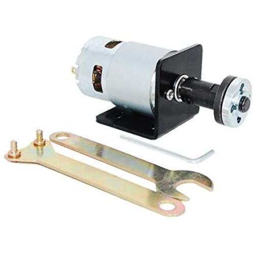 Micro 775 Series 12V/24V DC Motor With Saw Blade Connecting Rod With Seat Mounting Holder Stands Bracket Cutting Machine