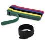 VCZHS 50 PCS Reusable Fastening Cable Ties, Microfiber Cloth 6-Inch Hook and Loop Cord Ties for Tablet Laptop PC TV Home Office Electronics Wire -5 Colors