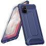 Designed for Galaxy A51 Case,ORETech Samsung A51 Cover with [2 x Tempered Glass Screen Protector] 360° Full Body Hard PC Soft TPU Silicone Edge Heavy Duty Protective Case for Samsung A51 4G 6.5'' Blue