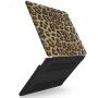 OneGet Laptop Case Compatible with MacBook Pro 13 inch Case 2016 2017 2018 2019 Release A2159 A1989 A1706 A1708 PU Leopard Print PU Leather Hard Shell Case&Keyboard Cover&Screen Protector (8151)