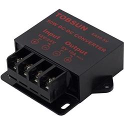 EPBOWPT DC 12V 24V to DC 5V 10A, 5V 5A,12V 5A, 10A Power Converter Power Adapter (12/24V to 5V 10A, 12/24V to 5V 10A Converter)