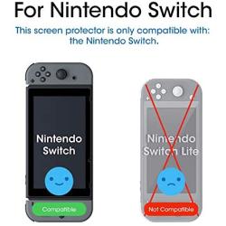amFilm Tempered Glass Screen Protector for Nintendo Switch 2017 (2-Pack)