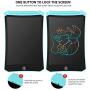 Newest LCD Writing Tablet, Electronic Digital Writing &Colorful Screen Doodle Board, Cimetech 8.5-Inch Handwriting Paper Drawing Tablet Gift for Kids and Adults at Home,School and Office (Blue)