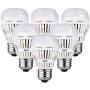 SANSI 9W(100w Equivalent) A15 LED Bulbs, ETL Listed, 900-1000lm Daylight 5000K LED Light Bulbs, 6-Pack