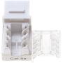 Cat5e Ethernet RJ-45 Keystone Jack Cat5 Punch-Down Network White - Choose a Pack of 5/10/20/30/50 (10)