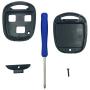 Replacement Keyless Entry Key Fob Case Fit for Lexus ES GS GX is LS LX RX SC Remote Control Key Combine 3 Buttons Replacement Car Key Shell Casing Blank Without Blade (1 Piece)