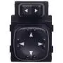 CENTAURUS Power Mirror Adjust Switch, Front Driver Side Master Control Switch 15045085, 19259975 Replacement for 2000-2002 Chevy Silverado Suburban Tahoe Sierra Yukon, 2002 Cadillac Escalade EXT