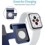 Cell Phone Stand for Apple Watch - OMOTON 2 in 1 Aluminum Foldable Charging Dock Stand for Apple Watch 5/4/3/2/1 and iPhone 11/11 Pro/11 Pro Max/XR/Xs/Xs Max (Deep Navy)