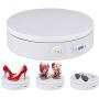 Yuanj Merchandise Display Base,360 Degree Electric Rotating Turntable for Photography, 50 Lb Capacity. Automatic Revolving Platform Perfect for 360 Degree