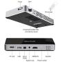 Smart Android 5G WiFi 4K HD 3D DLP Projector_P10 UFO