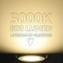 TORCHSTAR Essential Series 12-Pack 10.5W 4 Inch Slim LED Panel Downlight with J-box, Dimmable 800lm Ultra-Thin LED Recessed Light, ETL & Energy Star Listed, 3000K Warm White, White