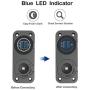 Quick Charge 3.0 Cigarette Lighter Outlet Splitter, 12V USB Charger Waterproof Power Socket Adapter DIY Kit with Blue LED Dual USB Ports for Rocker Switch Panel on Car Boat Marine RV, etc