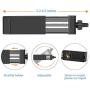 Ptripod Holder Hone Tripod Mount Adapter Phone Mount Adjustable Gooseneck and for Tripod Holder Mount Adapter, Fits iPhone, and All Phones Smart