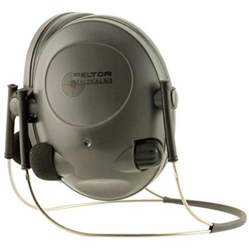 3M Peltor Soundtrap/Tactical 6-S Electronic Headset, Black, one-size, 97043