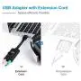 USB Sound Card, TechRise USB External Stereo Sound Adapter Splitter Converter with Volume Control for Windows and Mac, Plug & Play, No Drivers Needed